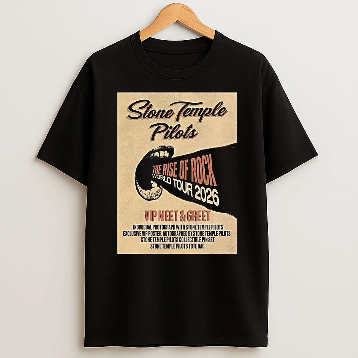 The Rise Of Rock World Tour 2026 T Shirt