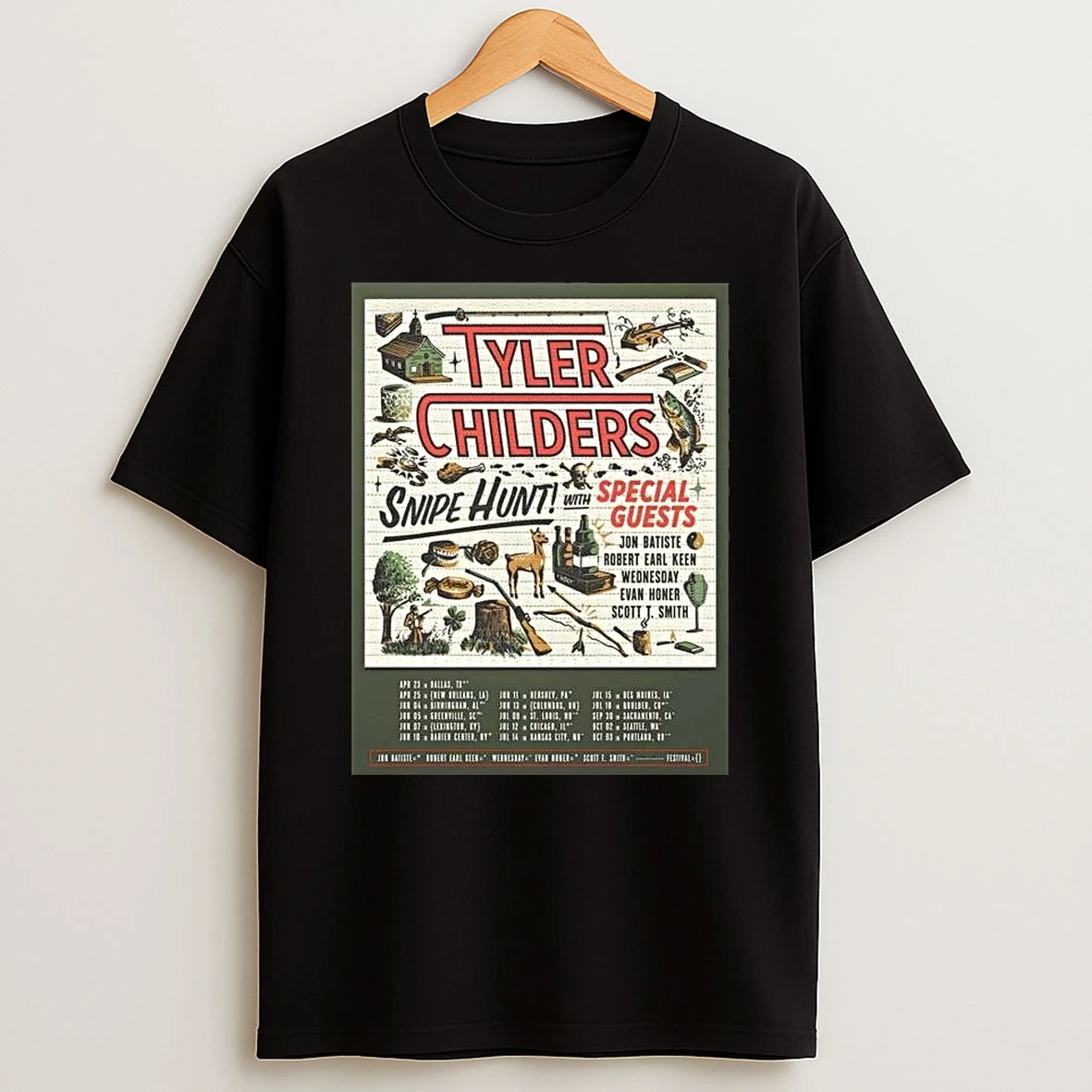 Tyler Childers Fan Account Tour 2026 T Shirt