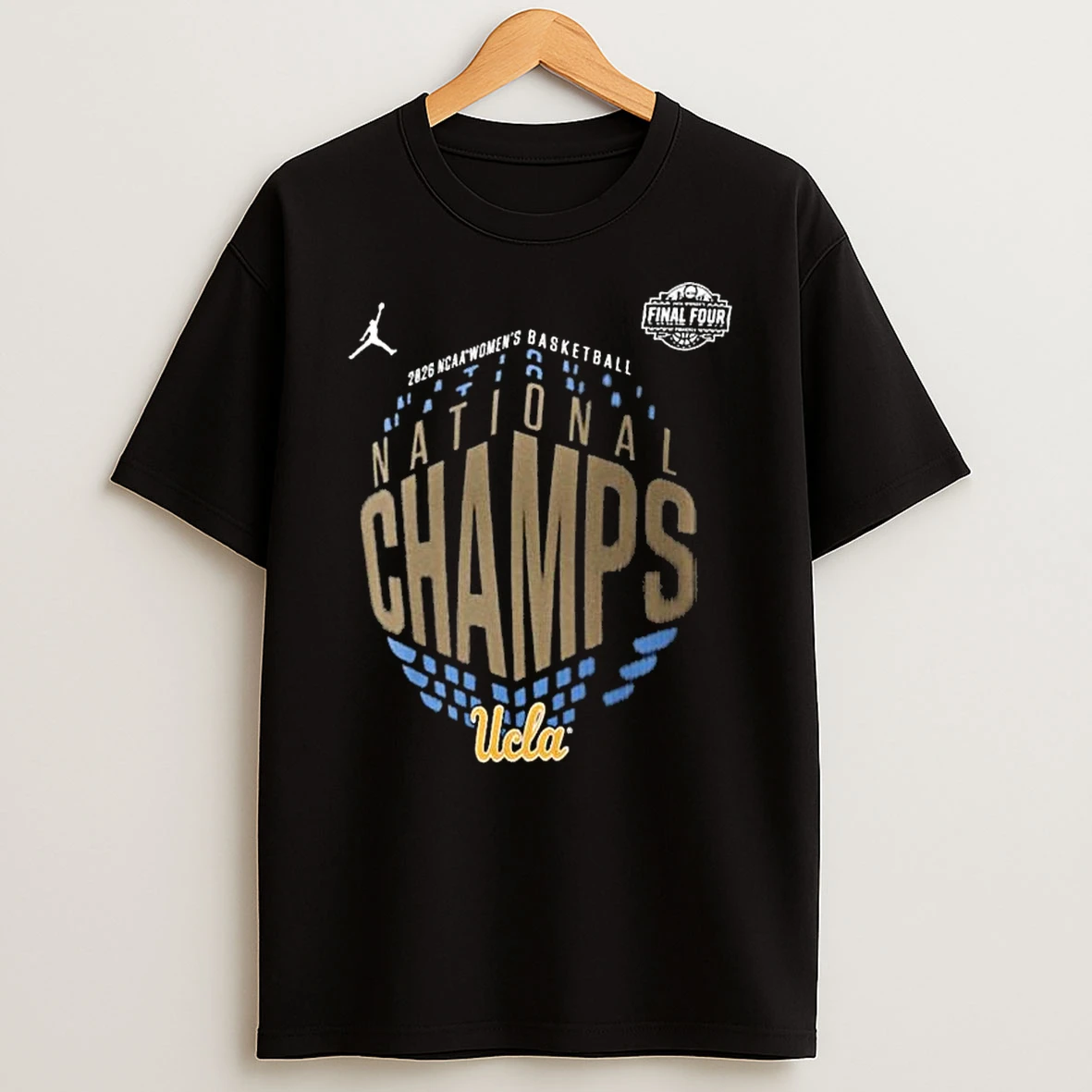 Ucla Bruins Jordan Brand 2026 Ncaa Womens Basketball National Champions T Shirt