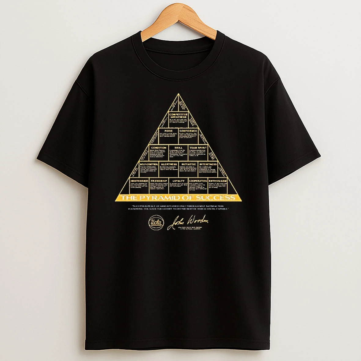 Ucla John Wooden Pyramid Of Success T Shirt