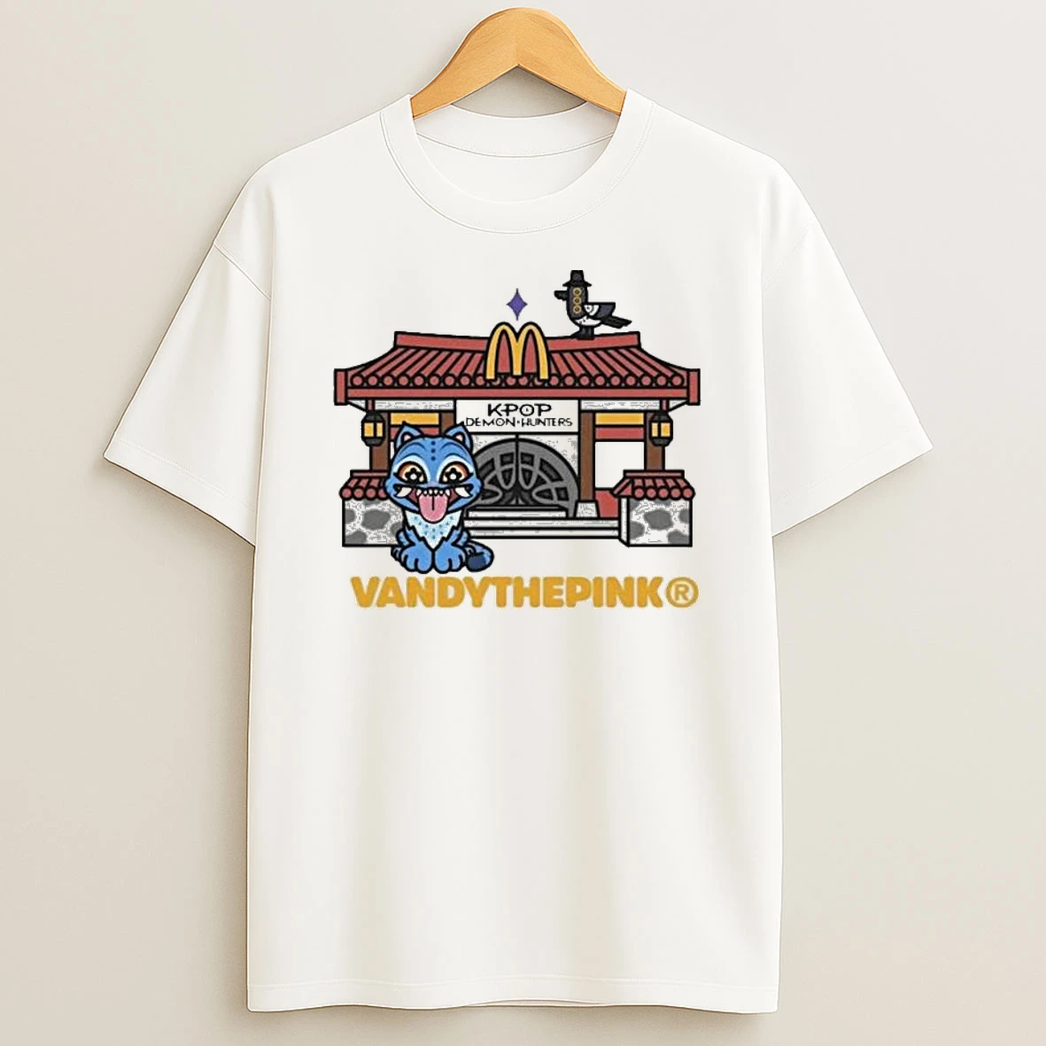 Vandy The Pink X Netflixs Kpop Demon Hunters X Mcdonalds Battle For The Fans T Shirt
