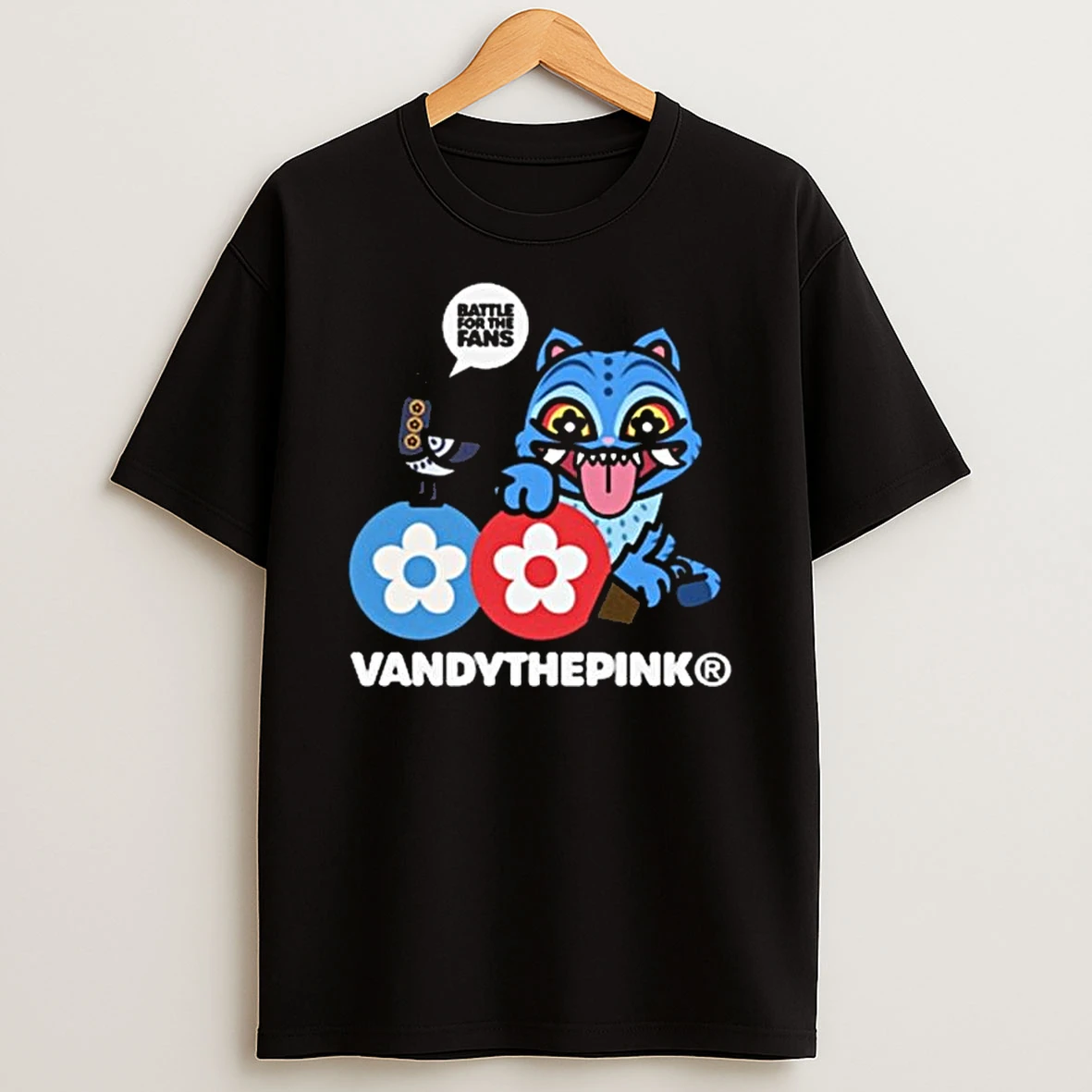 Vandy The Pink X Netflixs Kpop Demon Hunters X Mcdonalds Flower Logo Derpy T Shirt