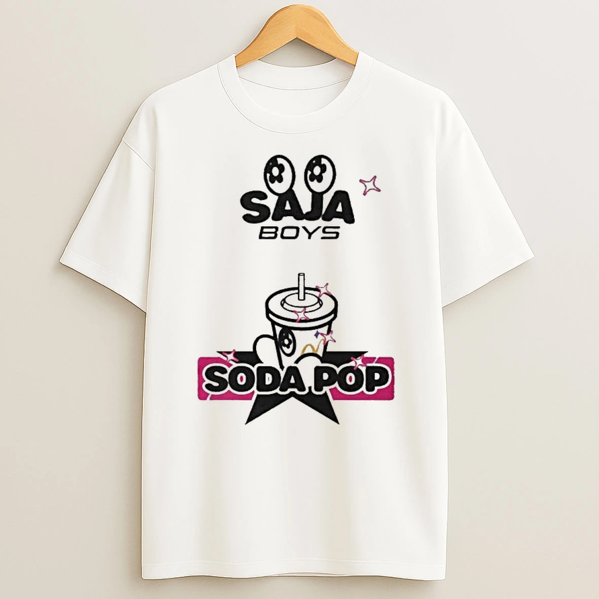 Vandy The Pink X Netflixs Kpop Demon Hunters X Mcdonalds Saja Boys T Shirt