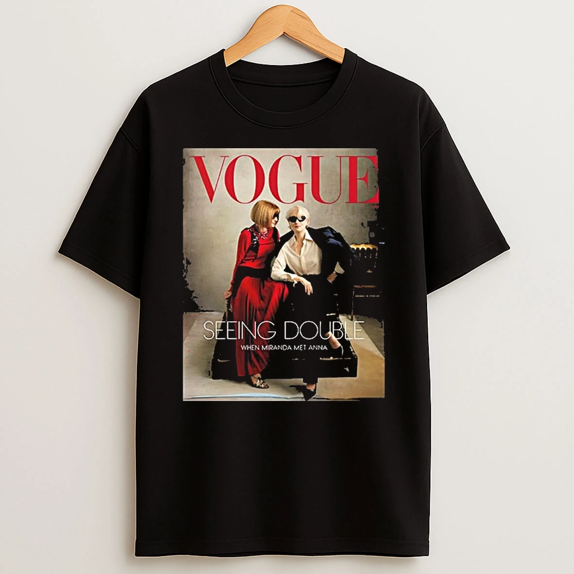 Vogue Magazine 2026 Seeing Double When Miranda Met Anna T Shirt