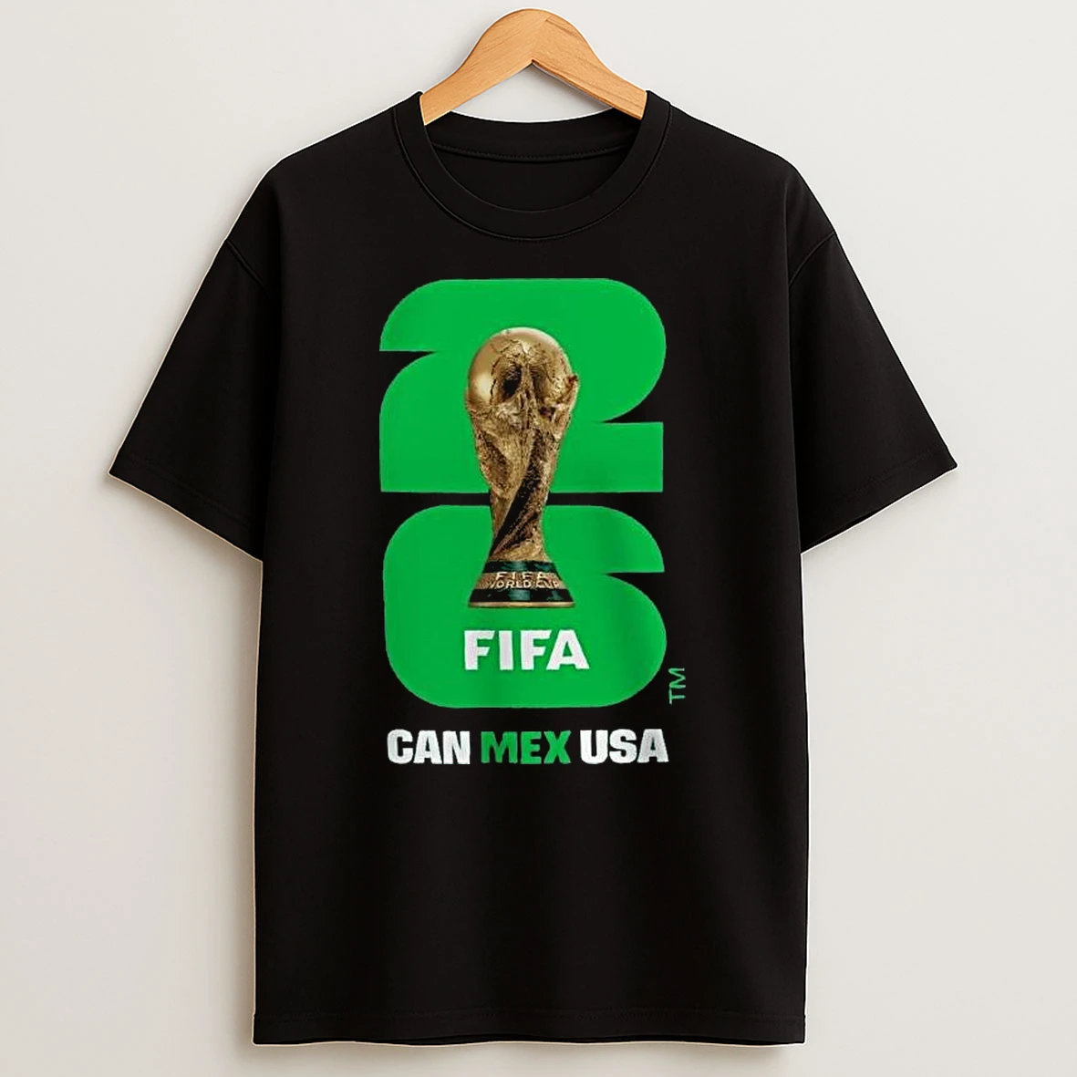 World Cup 2026 Host Country Mexico Emblem T Shirt