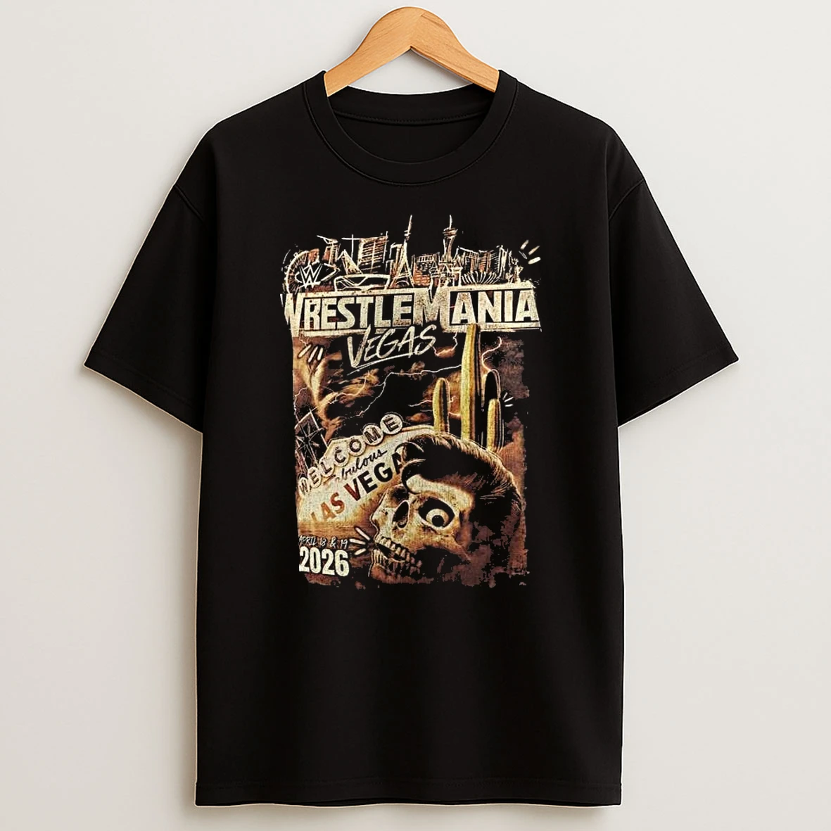 Wrestlemania 42 Wasteland 2026 T Shirt