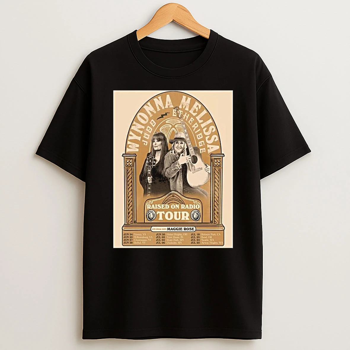 Wynonna With Maggie Rose Raised On Radio Tour 2026 T Shirt