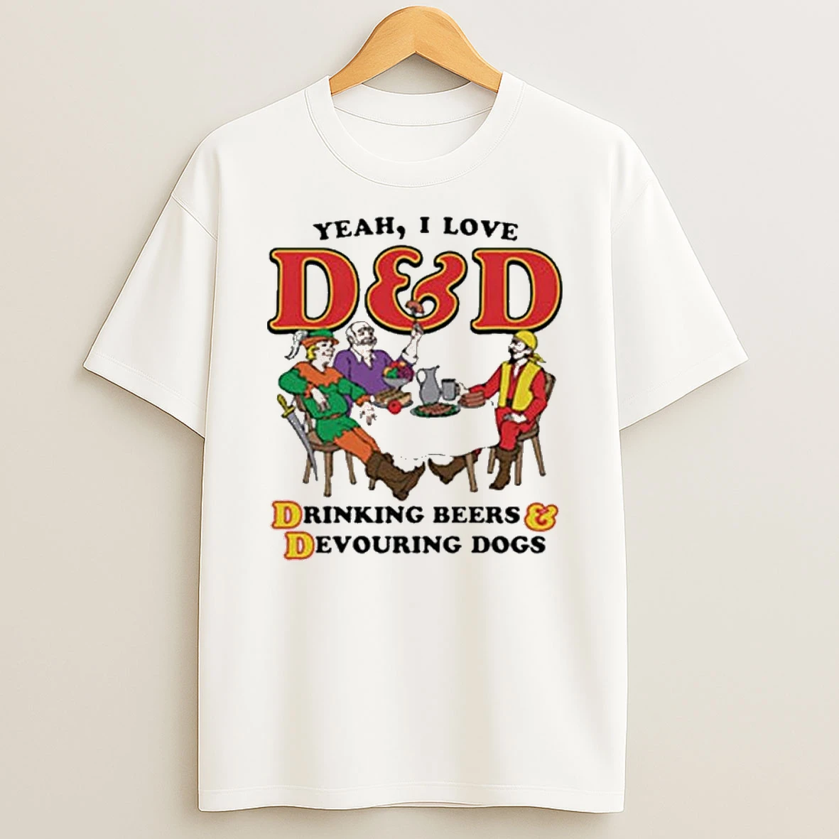 Yeah I Love Dd Drinking Beers Devouring Dogs T Shirt