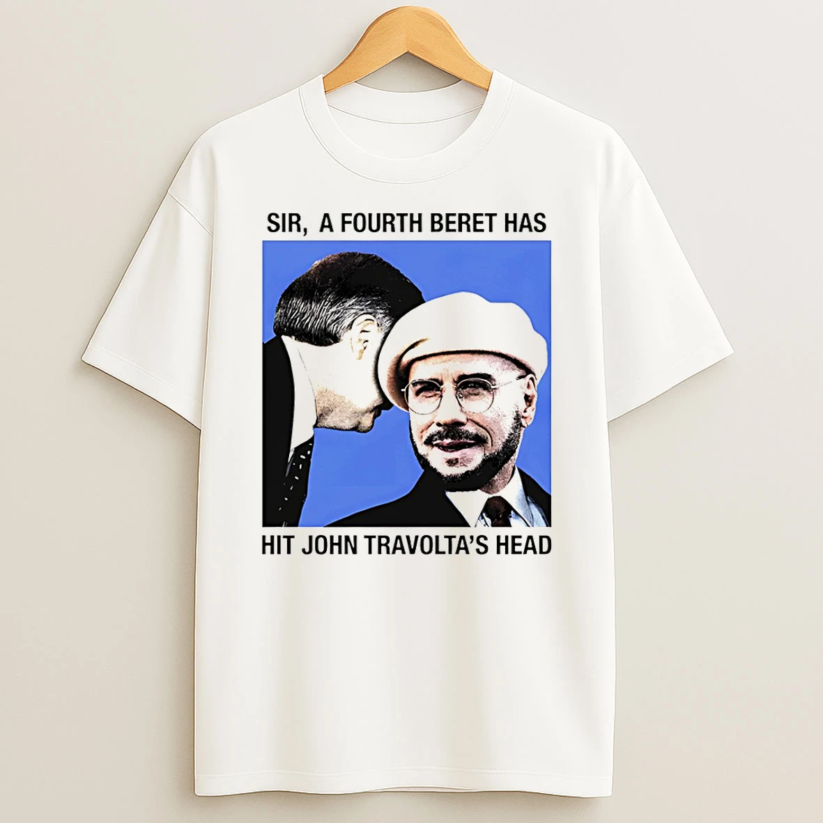 Classic Sir A Fourth Beret Has Hit Actors Head Photo T Shirt