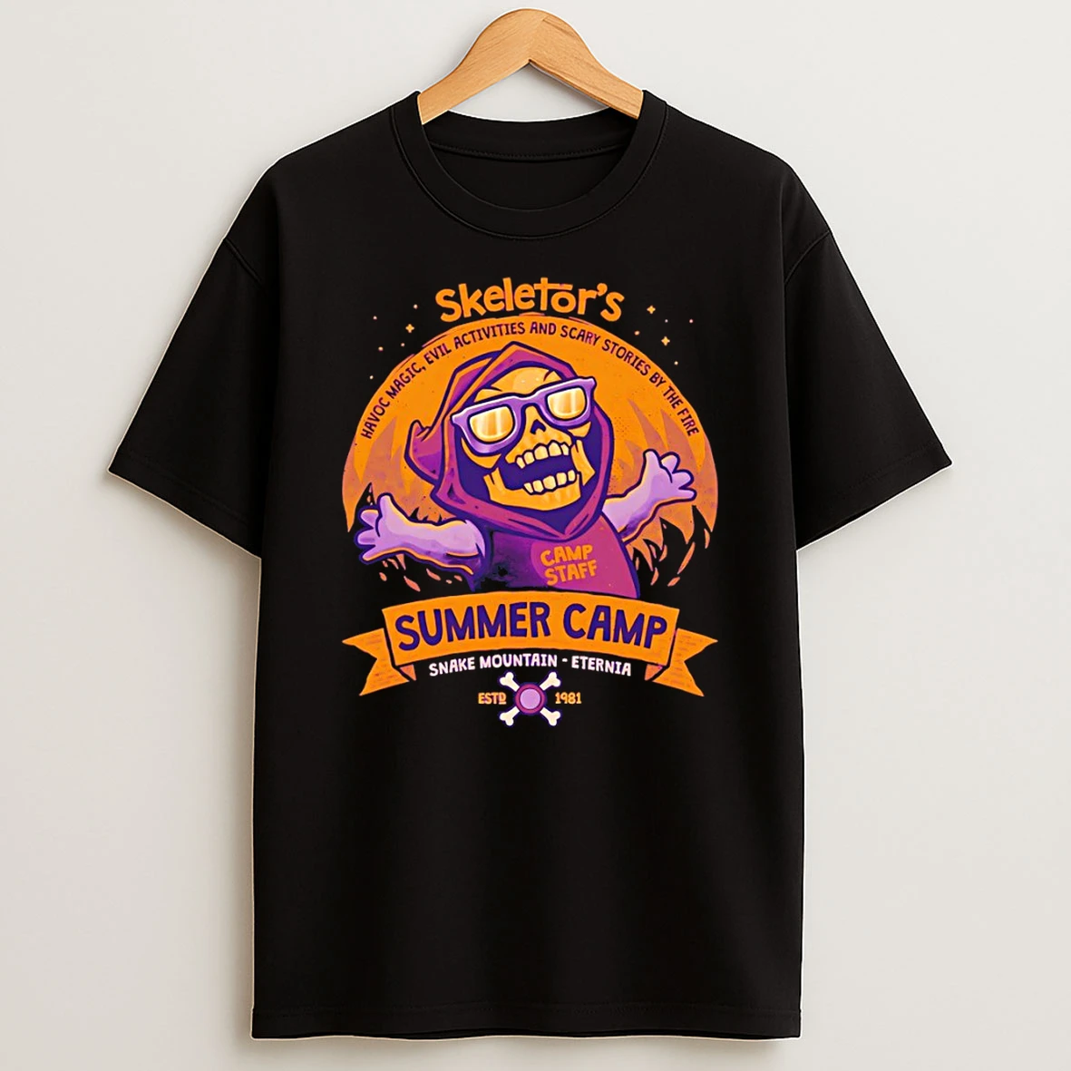 Classic Skeletors Summer Camp Snake Mountain Summer Camp Estd 1981 T Shirt