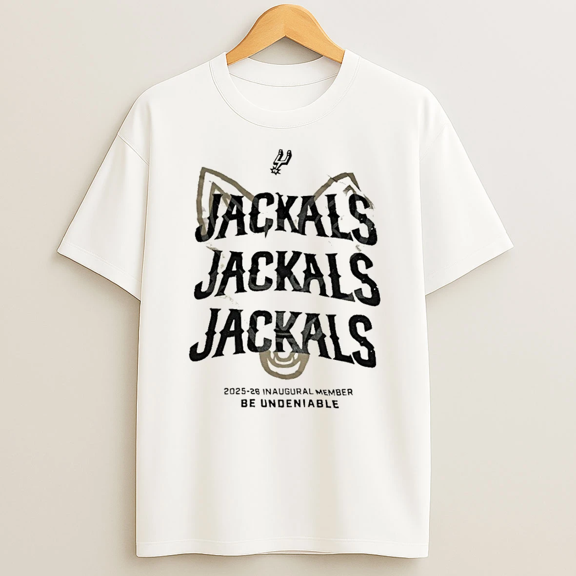Classic Spurs Jackals 2025 26 Inaugural Member Be Undeniable Basketball Nba Graphic T Shirt