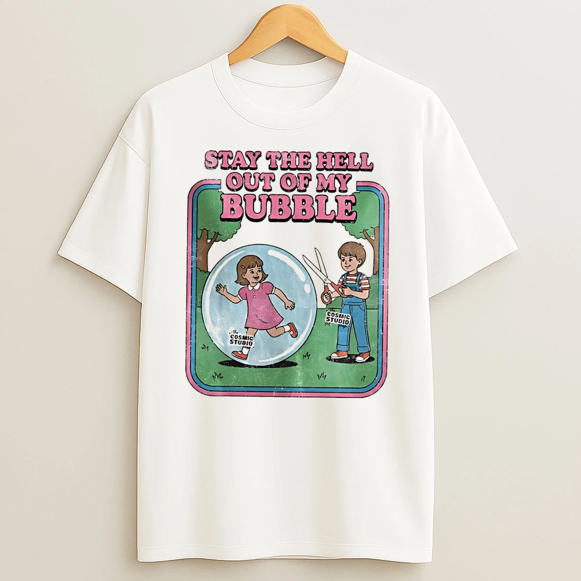 Classic Stay The Hell Out Of My Bubble T Shirt
