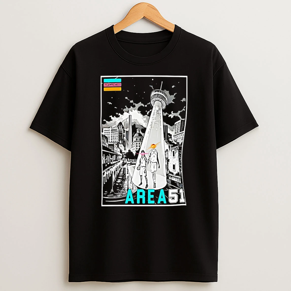 Classic Stephon Castle Victor Wembanyama Area 51 Spurs Basketball T Shirt