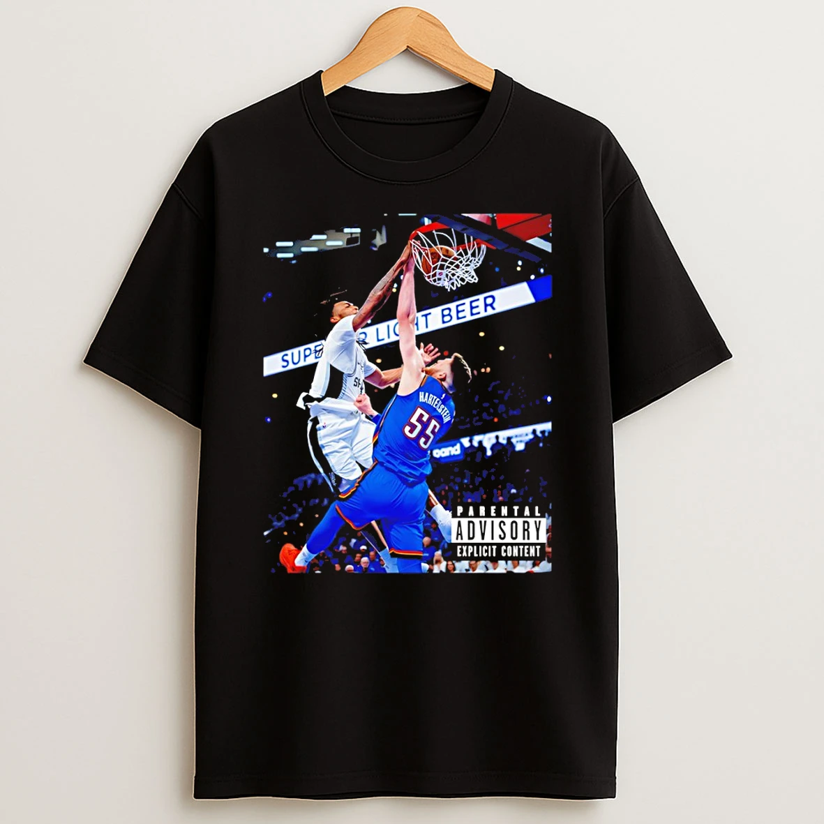 Classic Stephon Castle Dunk Isaiah Hartenstein San Antonio Spurs Vs Oklahoma City Thunder Basketball 2026 T Shirt