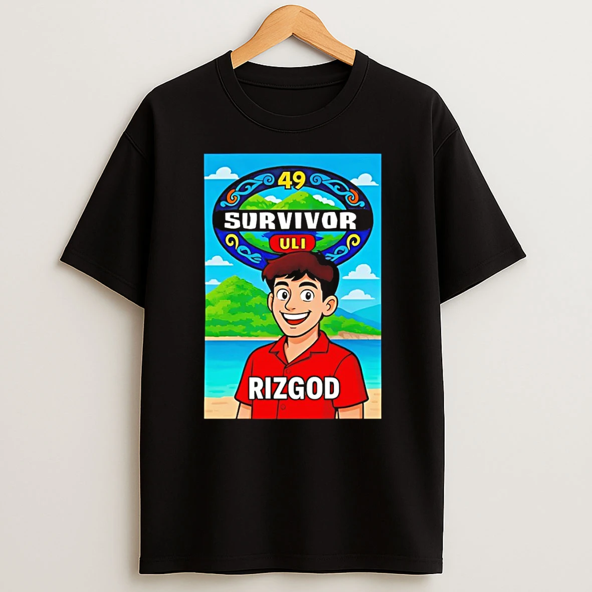 Classic Survivor 49 Rizgod Uli Cartoon T Shirt