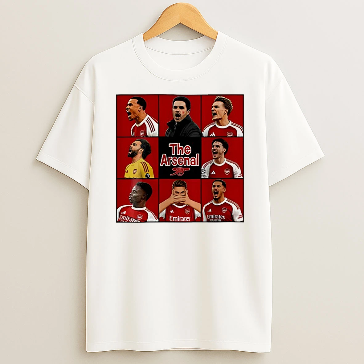 Classic The Arsenal Football Gunners The Brady Bunch Inspired T Shirt