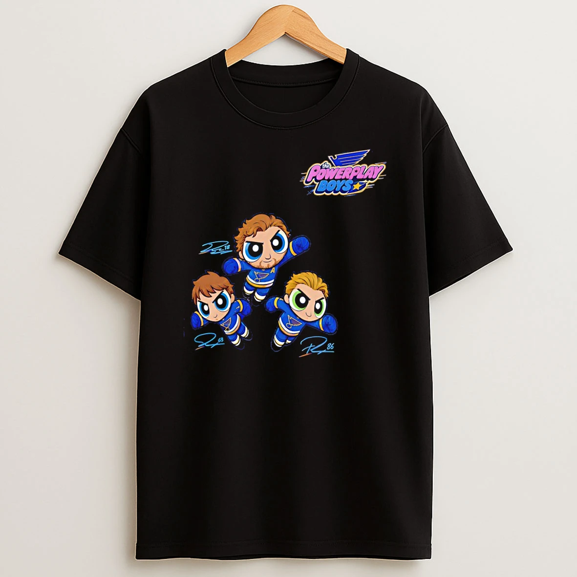 Classic The Powerplay Boys Rowdyruff Boys St Louis Blues Nhl Hockey 2026 Signature T Shirt