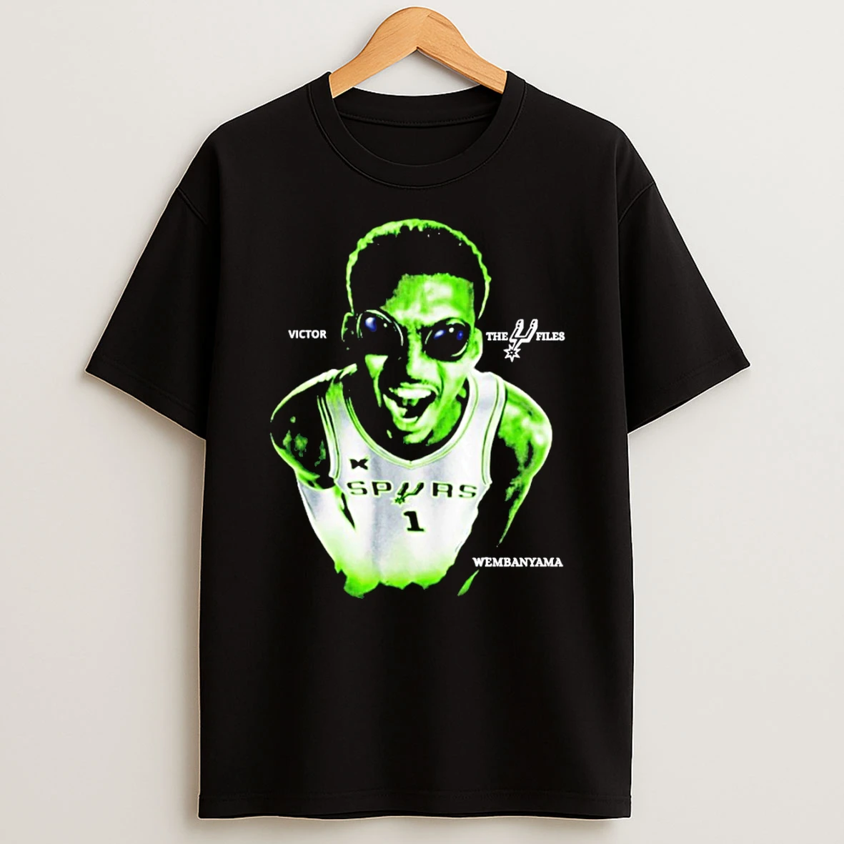 Classic Victor Wembanyama Spurs Inspired The Alien Wemby Basketball The X Files T Shirt