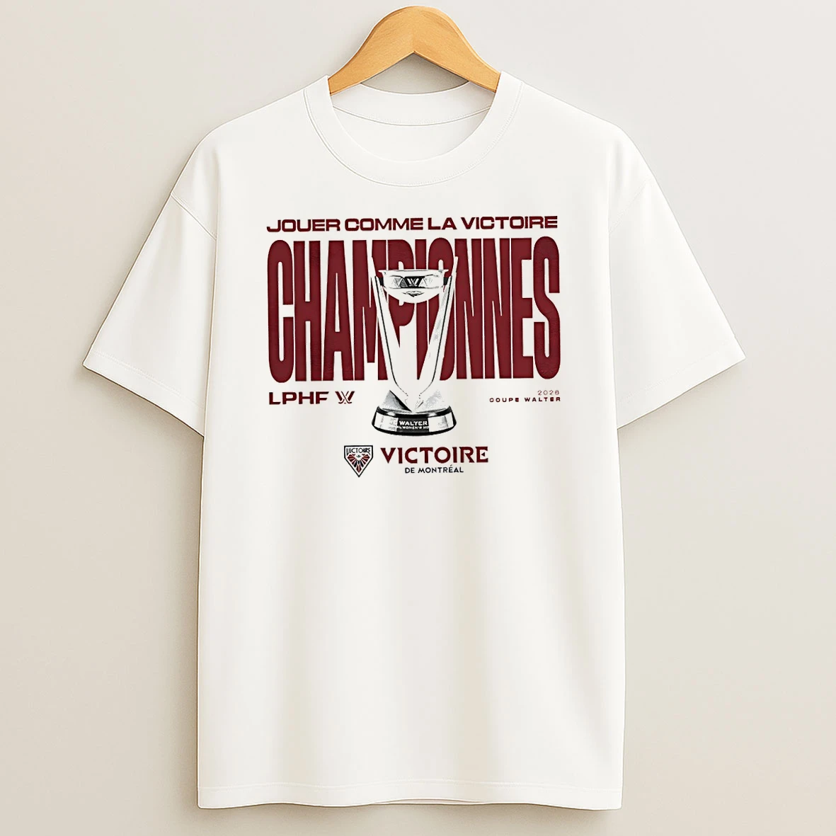 Classic Walter Cup Victoire De Montreal Jouer Comme La Victoire 2026 Coupe Walter T Shirt