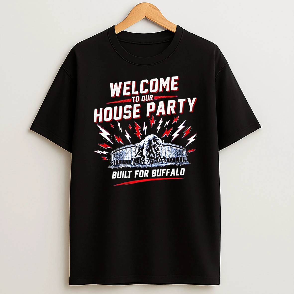 Classic Welcome To Our House Party Built For Buffalo Bills Football 2026 T Shirt