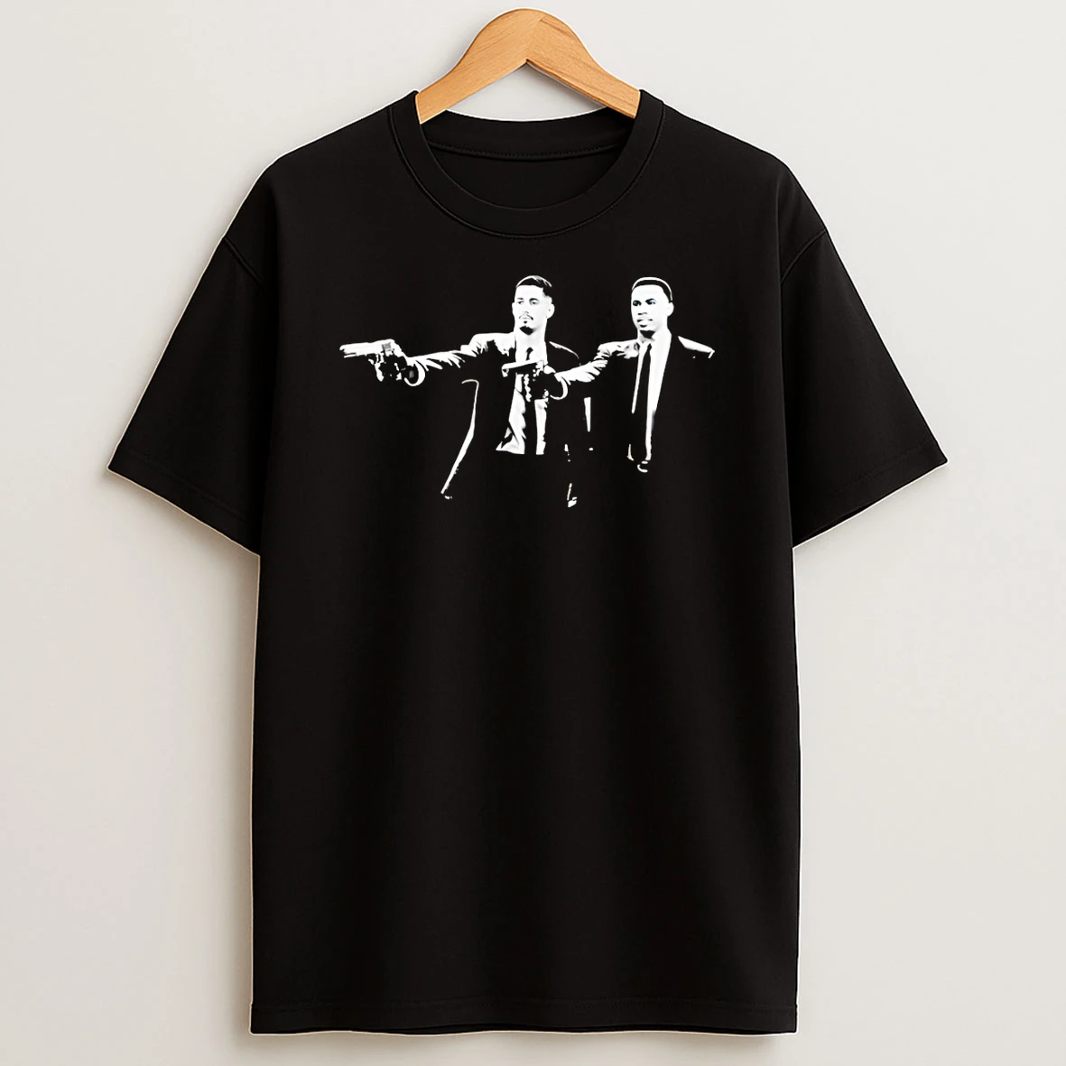 Classic William Saliba And Gabriel Magalhaes Pulp Fiction Style Arsenal Fc 2026 T Shirt
