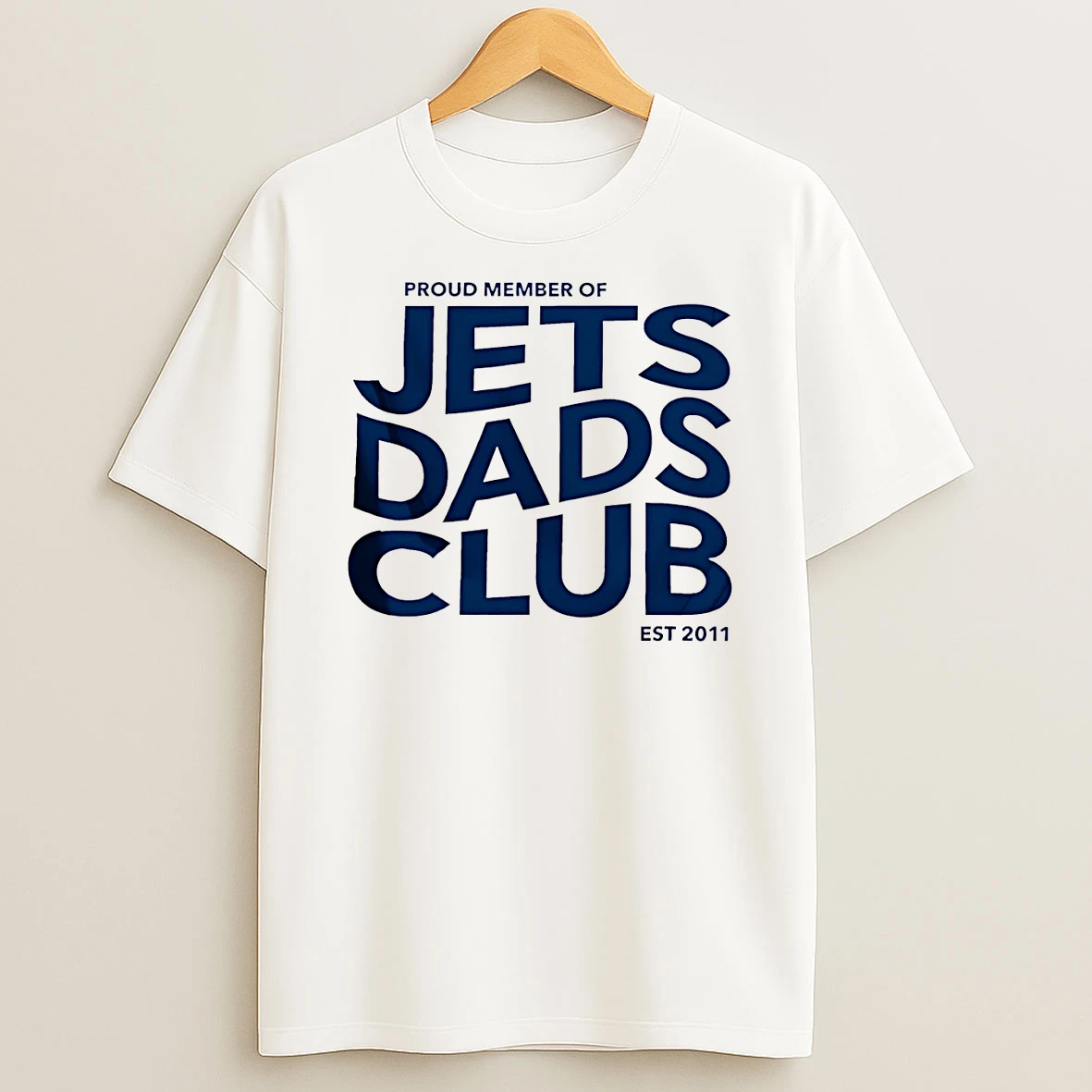 Classic Winnipeg Jets Hockey Proud Member Of Jets Dads Club Est 2011 T Shirt