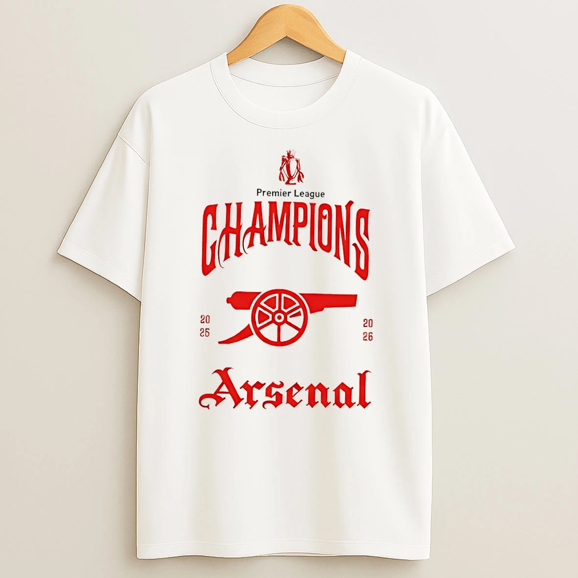 Classic Smmmmtun The Gunners Arsenal Premier League Champions 2025 26 T Shirt