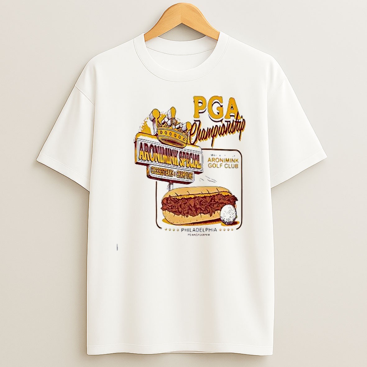 Official Pga Championship Philly Cheesesteak 2026 T Shirt