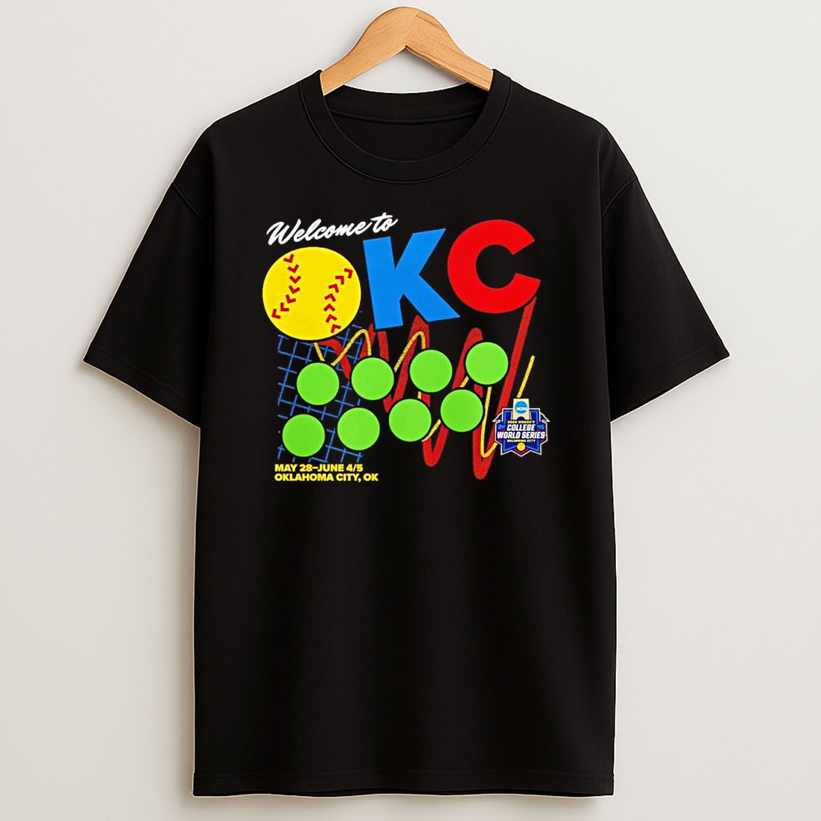 Official Welcome Yo Okc Ncaa Womens College World Series Softball T Shirt