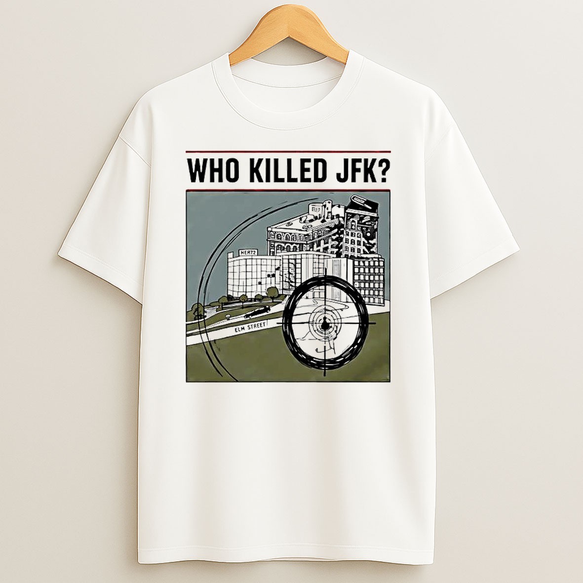 Official Who Killed Jfk Sniper Scope T Shirt