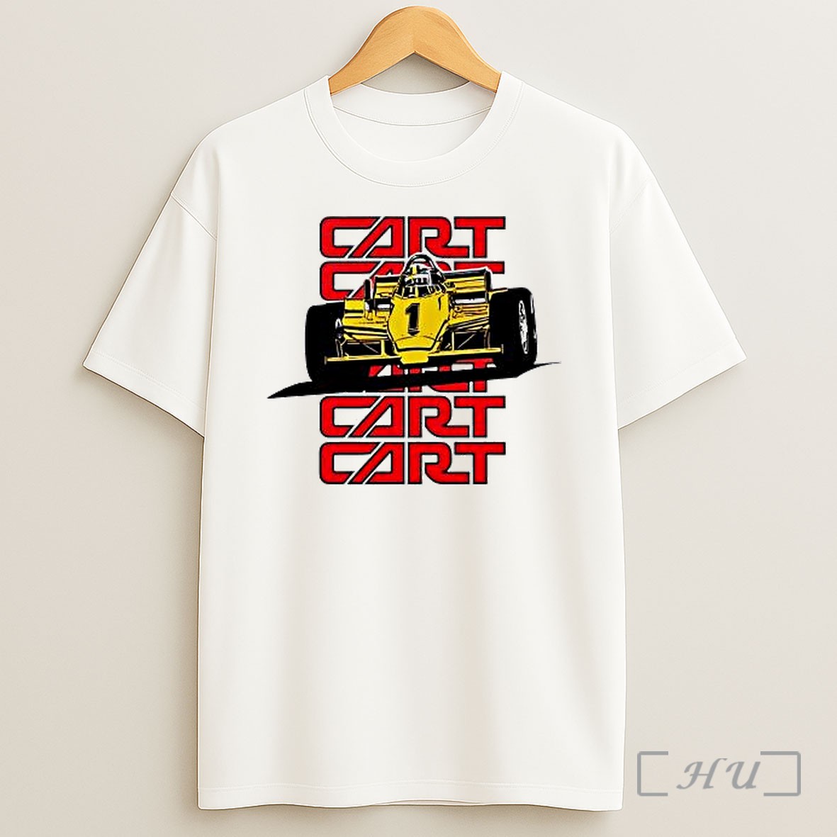 Officials Cart Racing Number 1 Yellow Formula Car Motorsport Shirt