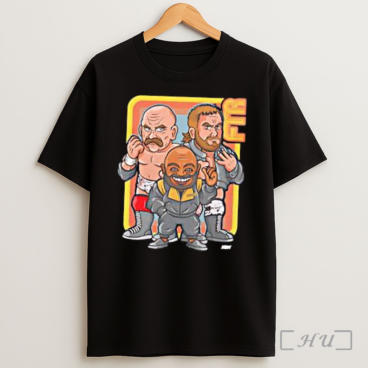 Officials Cartoon Wrestling Aew Arn Anderson Jon Moxley Stokely Hathaway Ftr Shirt
