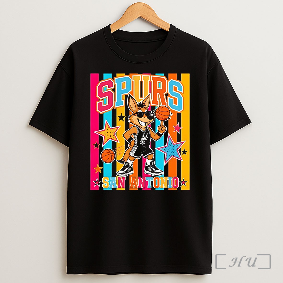 Officials Coyote Wembanyama Spurs Mascot San Antonio Spurs Basketball Game Day 2026 Shirt