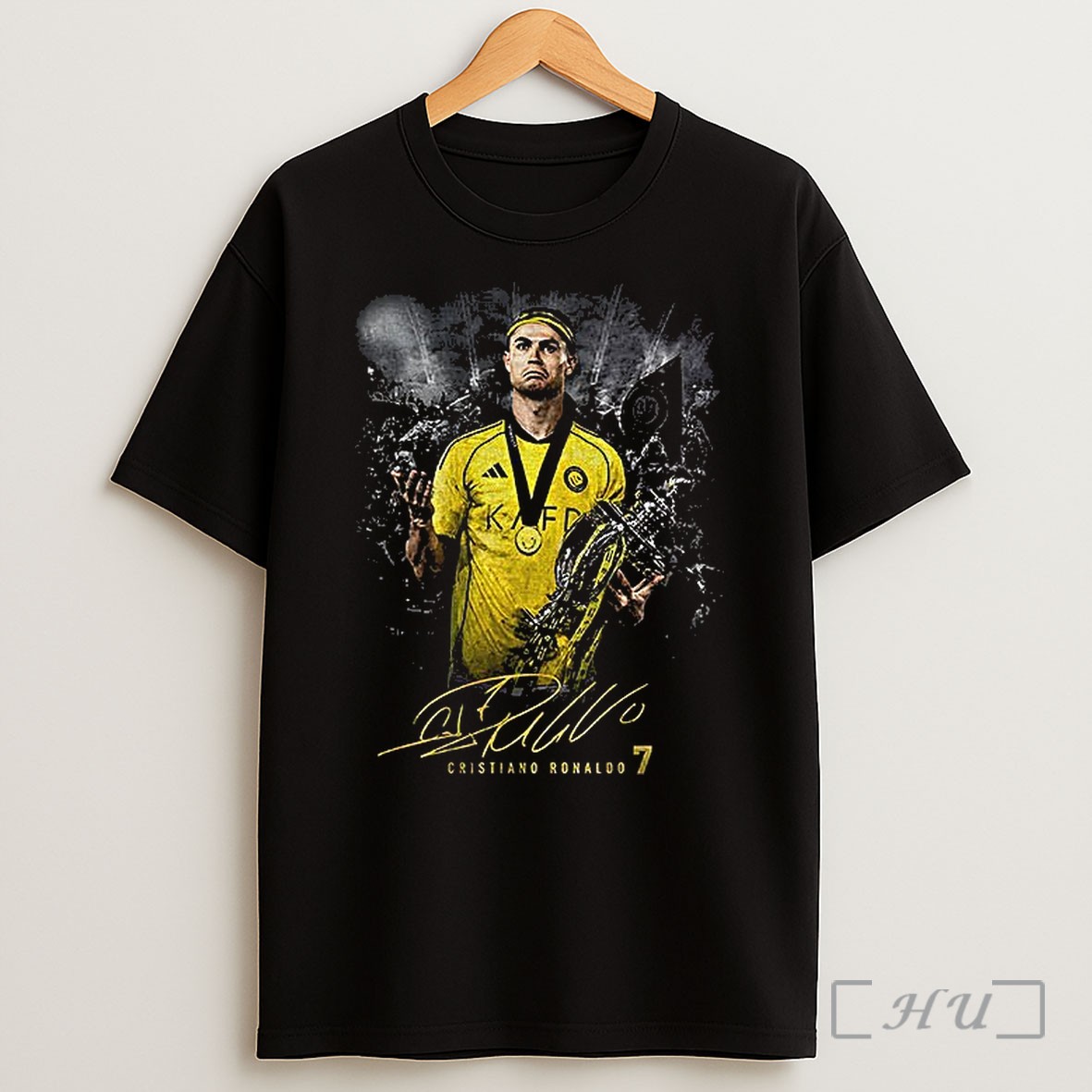 Officials Cristiano Ronaldo All Team Al Nassr Fc Champions 25 26 Photo Vintage Shirt
