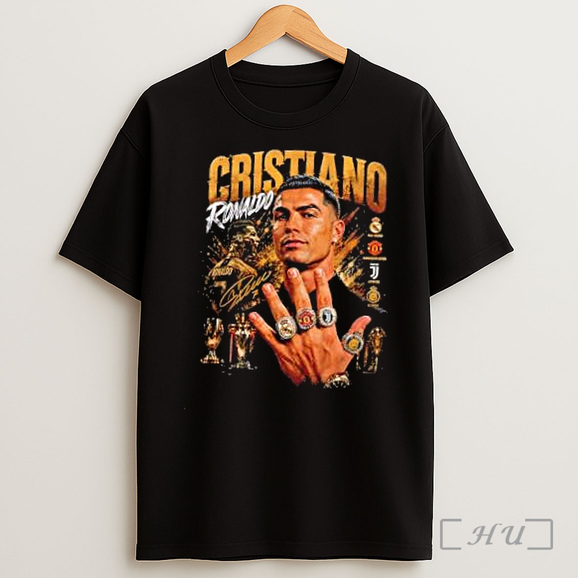 Officials Cristiano Ronaldo Real Madrid Manchester United Juventus Al Nassr Rings Shirt