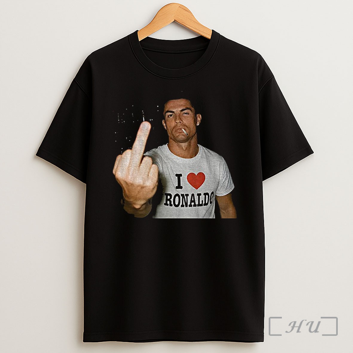 Officials Cristiano Ronaldo Smoking Middle Finger I Love Ronaldo 2026 Shirt