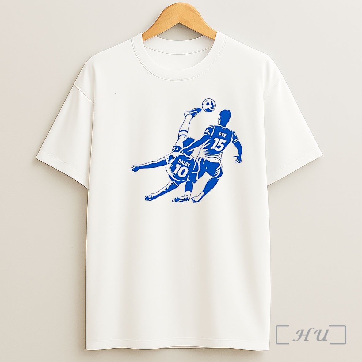 Officials Dalby And Pye Soccer Players Bicycle Kick Shirt