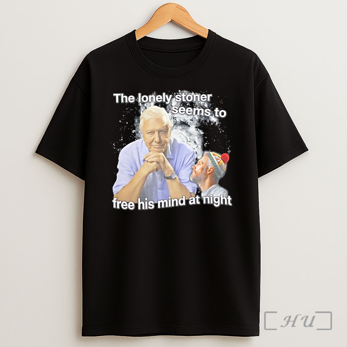 Officials David Attenborough The Lonely Stoner Seems To Free His Mind At Night Shirt