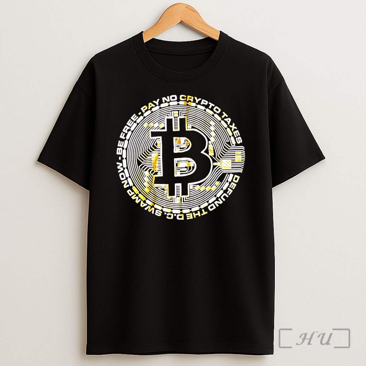 Officials Day No Crypto Taxes Defund The Dc Swamp Now Bitcoin Shirt
