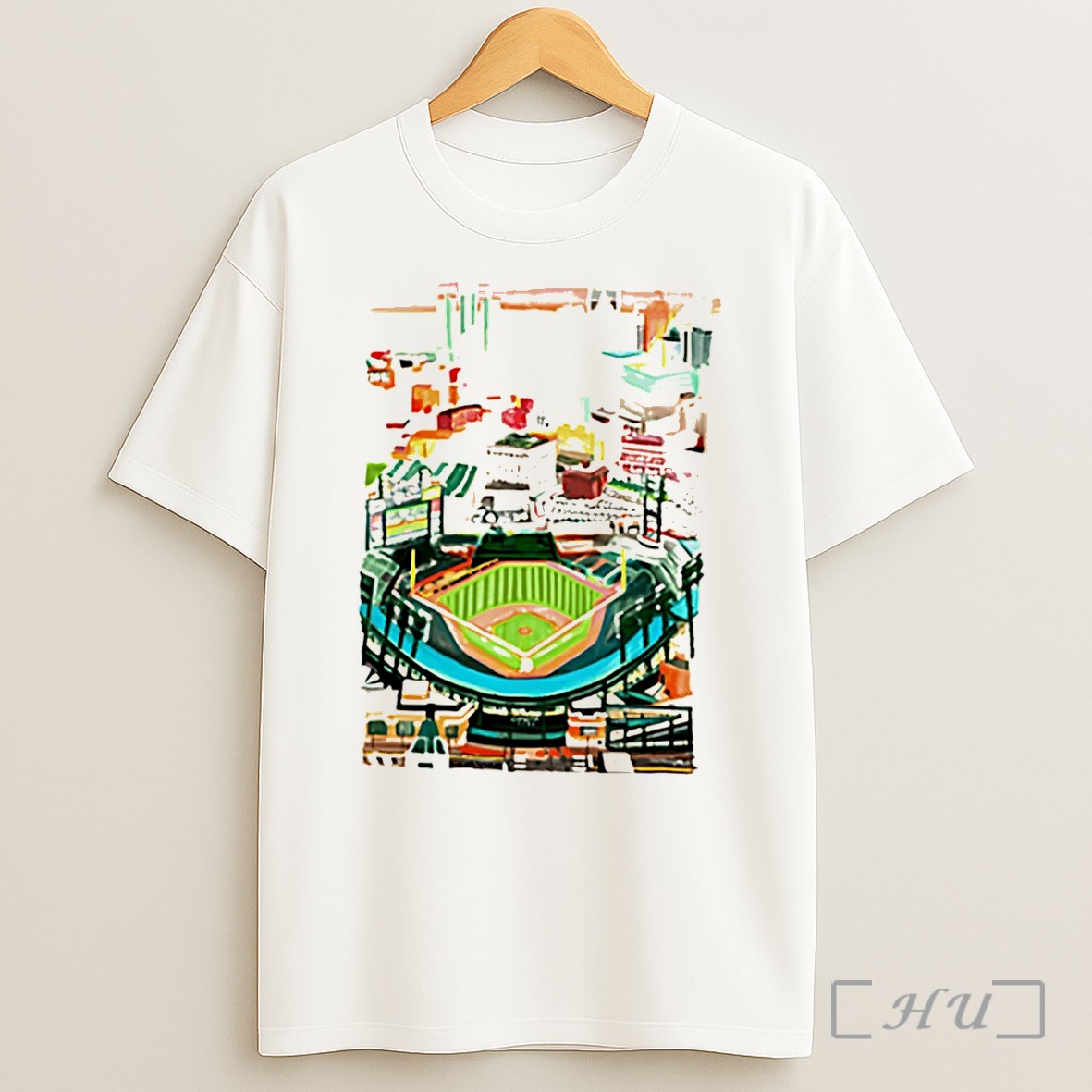Officials Detroit Tigers Stadium Paint 2026 Tee Shirt