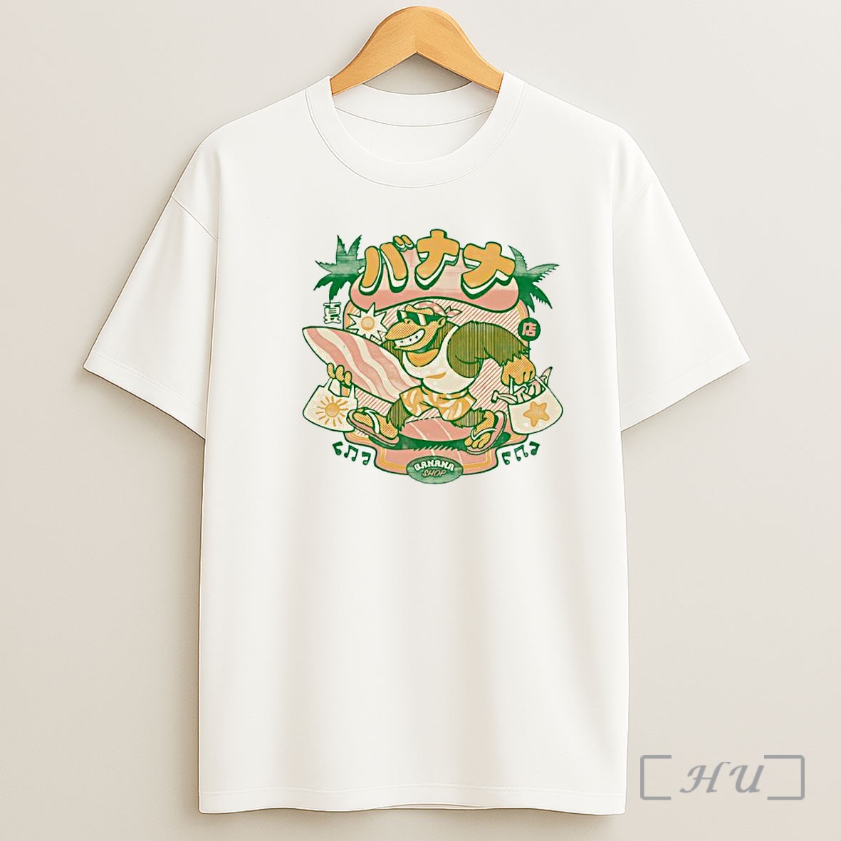 Officials Donkey Kong With Surfboard Shopping Bags Banana Shirt
