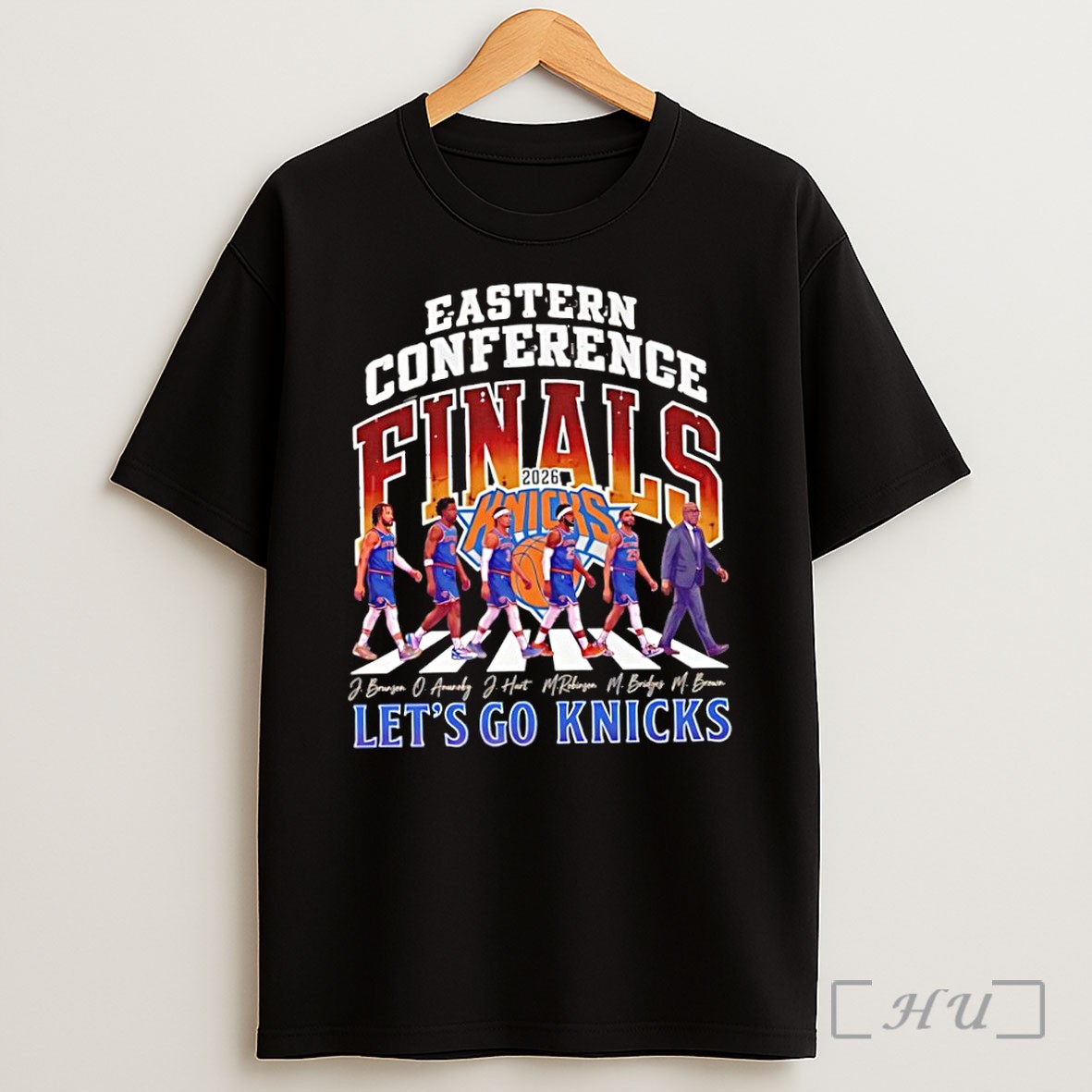 Officials Eastern Conference Finals 2026 Lets Go Knicks Signatures Shirt