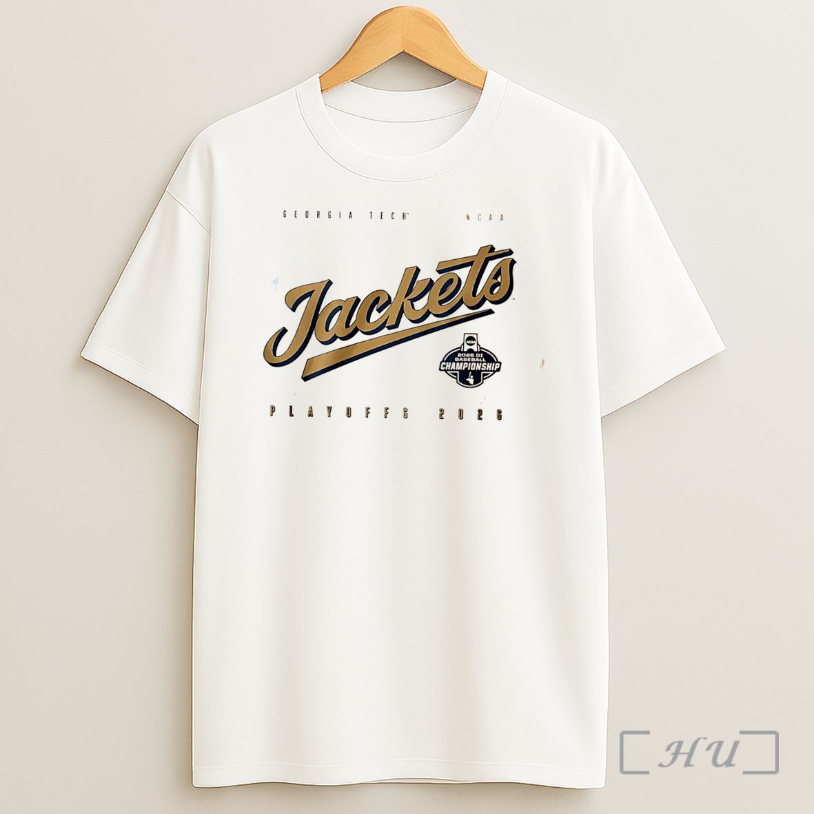 Officials Georgia Tech Yellow Jackets Baseball 2026 Playoffs Atlanta Regional Script Tee Shirt