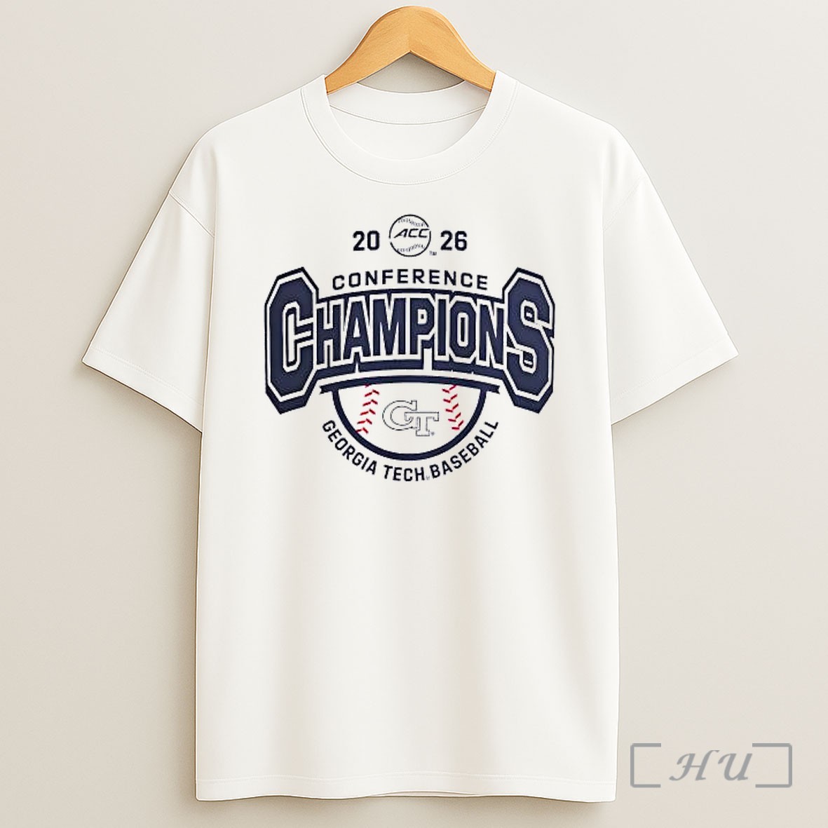 Officials Georgia Tech Yellow Jackets Baseball Acc Conference Champions 2026 Shirt