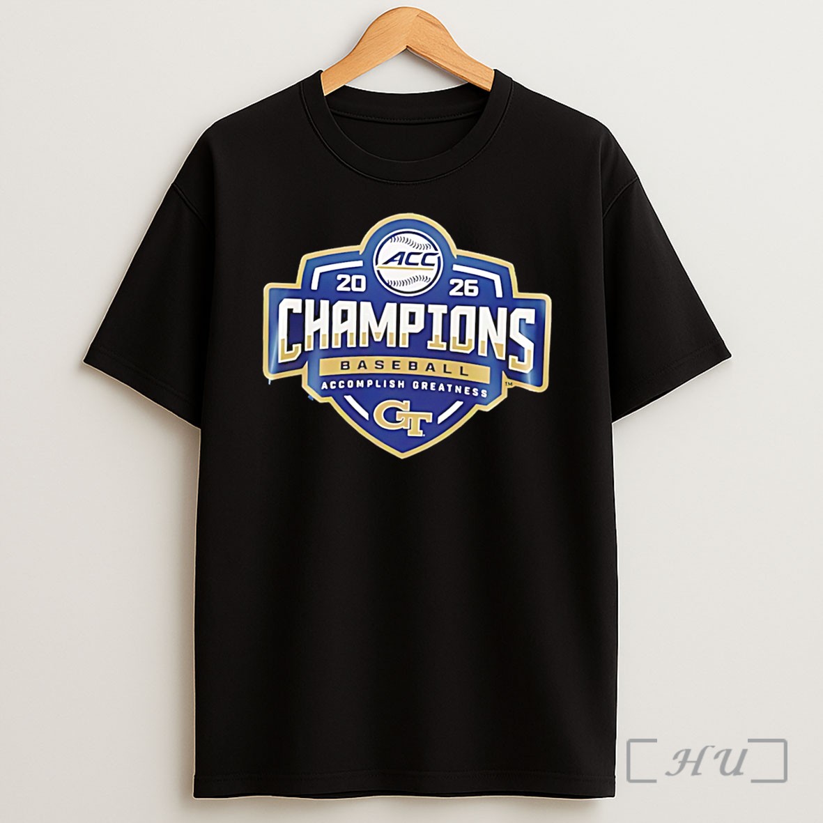 Officials Georgia Tech Yellow Jackets Baseball Acc Tournament Champions 2026 Tee Shirt