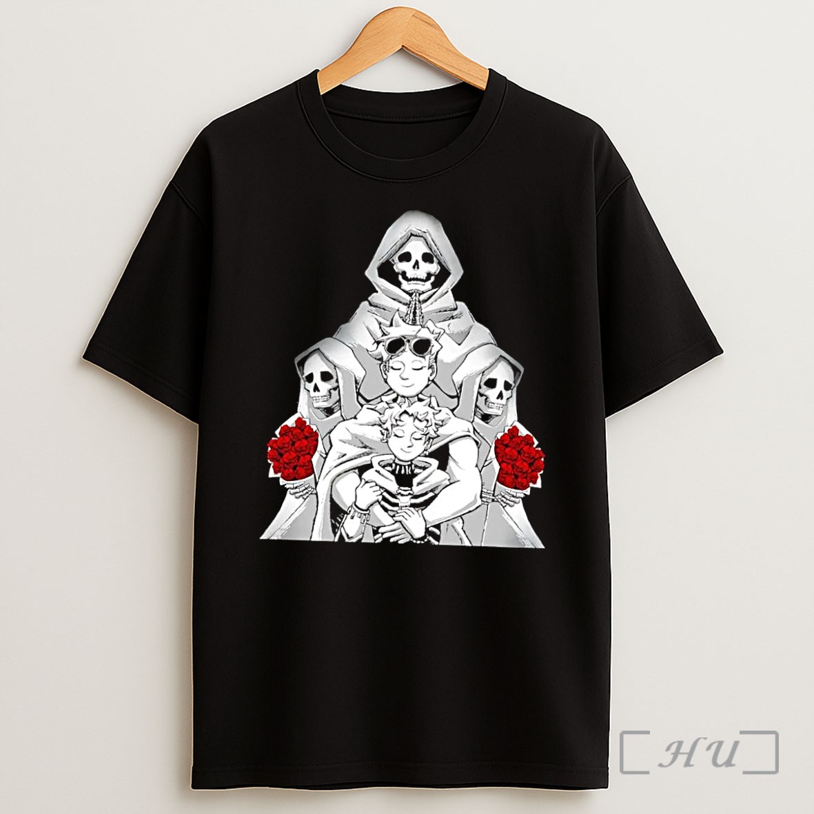 Officials Grim Reaper Skeleton Couple Love Unicorn Roses Till Death Do Us Part 2026 Black Shirt