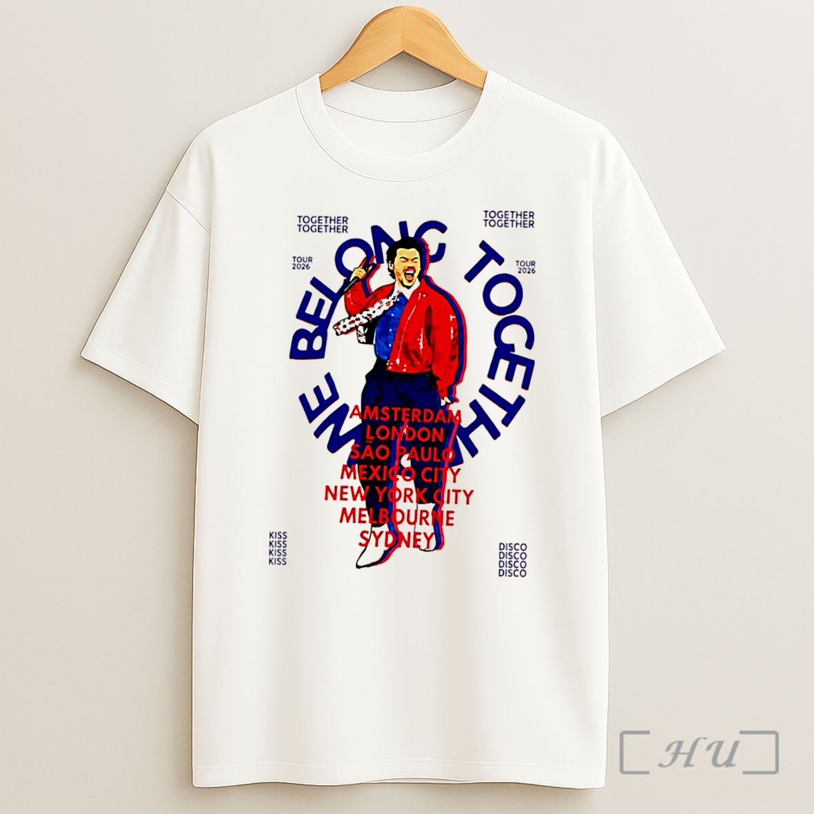 Officials Harry Belong Together Tour 2026 Tee Shirt