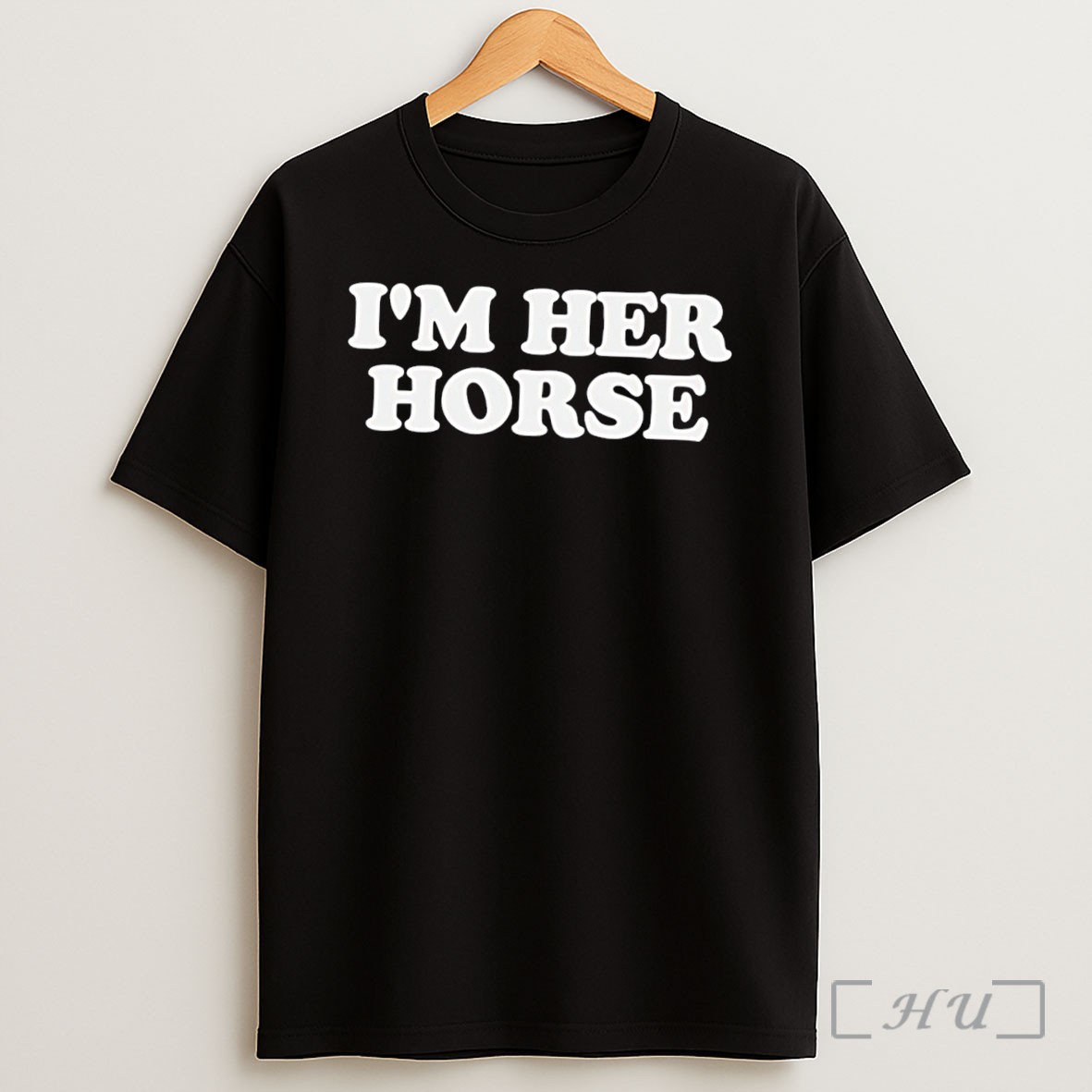 Officials Im Her Horse Text Tee Shirt