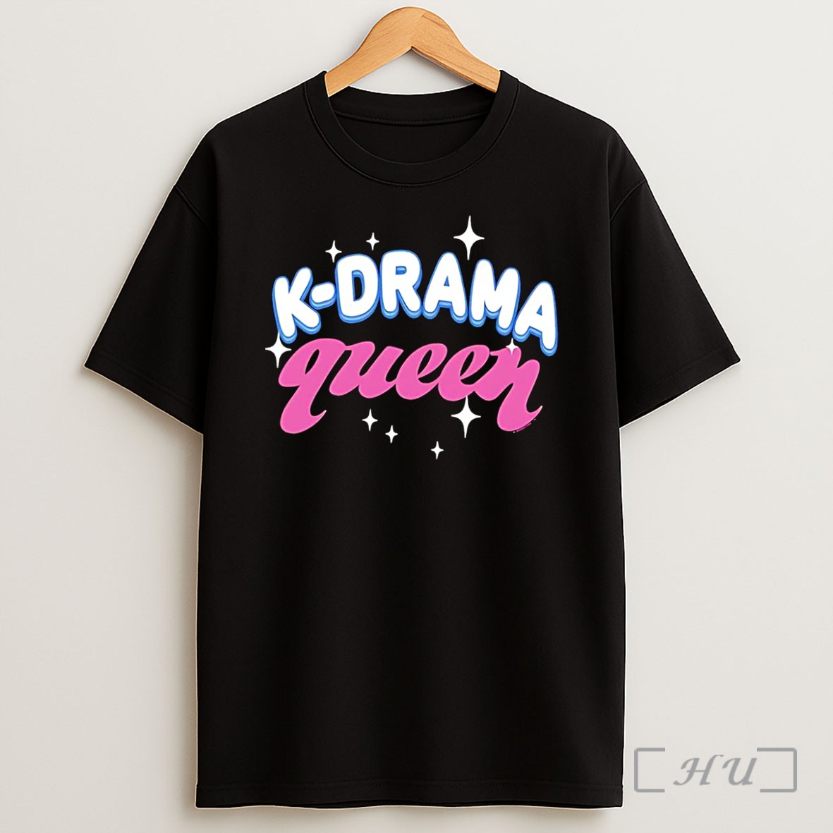 Officials K Drama Queen Stars Korean Drama Fan Apparel Trending Style 2026 Black Shirt
