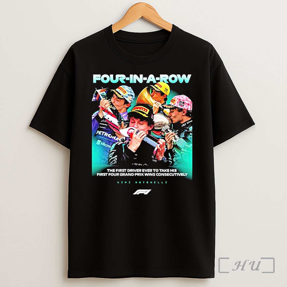 Officials Kimi Antonelli Formula 1 Four In A Row Canadian Grand Prix 2026 1 Shirt